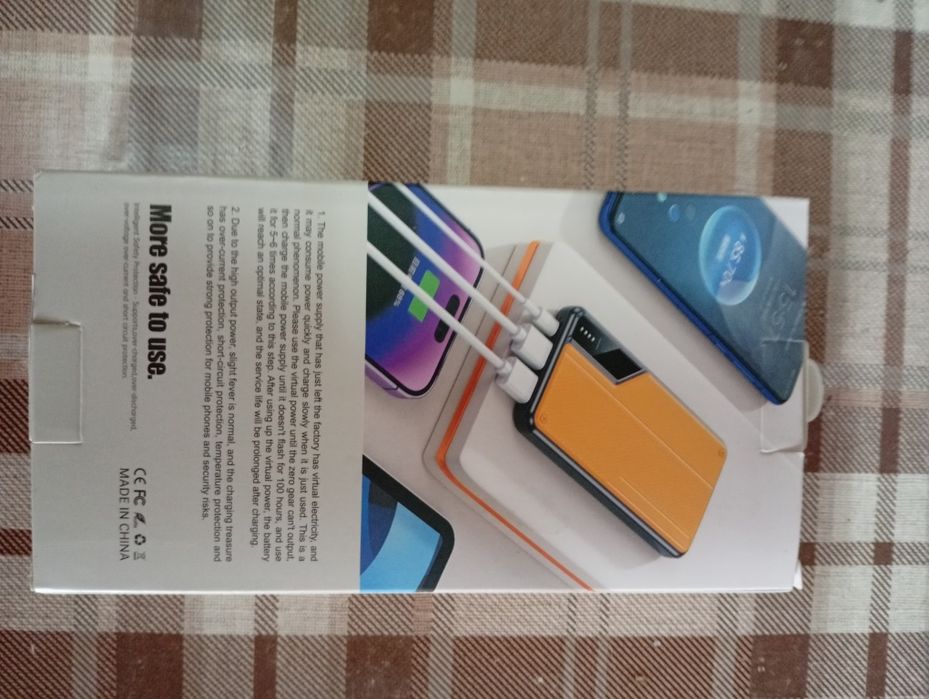 Baterie externa Power bank 10000 mah 22.5W alba