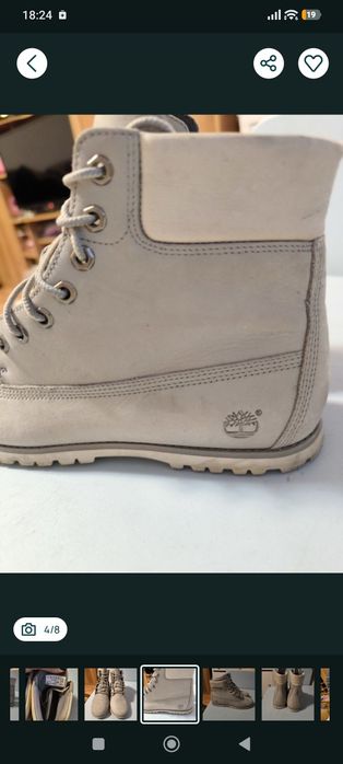 Ghete dama Timberland piele naturala 37,5