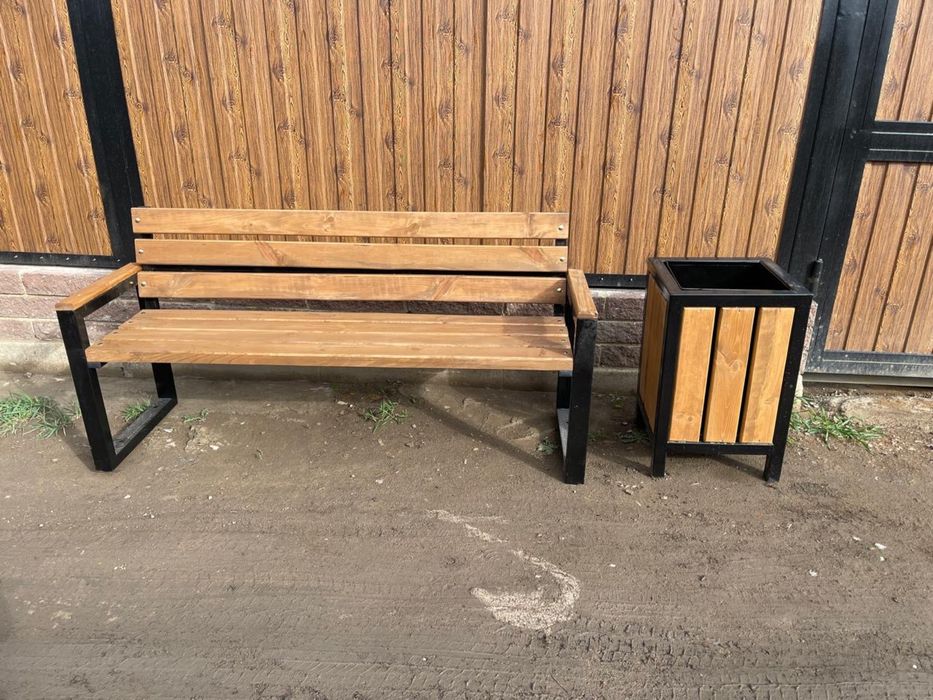 лавочка урна.