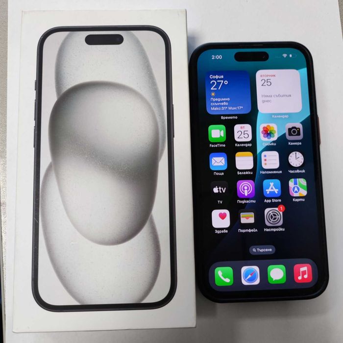 Iphone 15 128gb battery health 100%