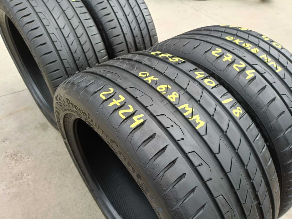 Set 4 anvelope vara 245 45 18 cu 275 40 18 Continental PremiumContact 7 dot 2724