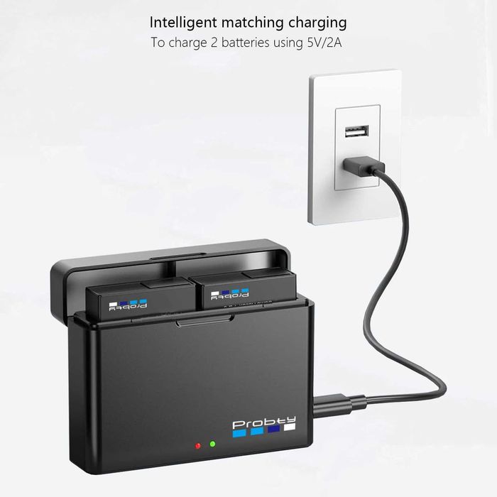 Set 3 acumulatori + incarcator dublu camere DJI Osmo Action 5 Pro 4 3