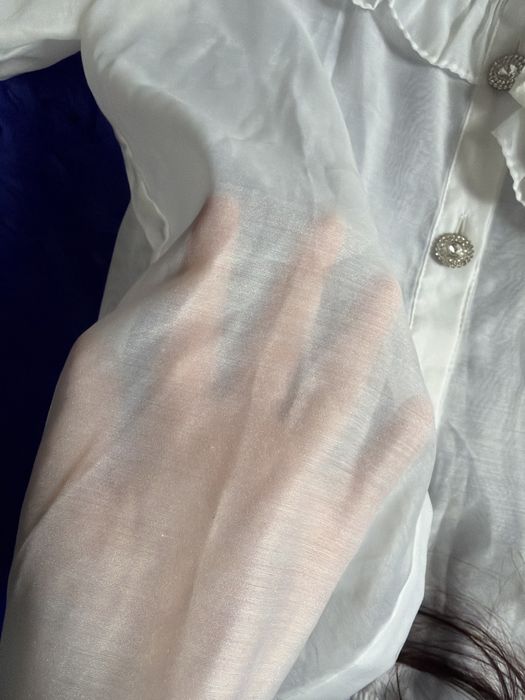 Рубашка с пышними рукавами