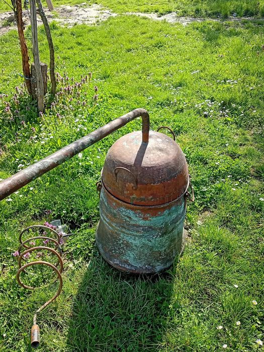 Меден казан с лула и серпентина - автентичен