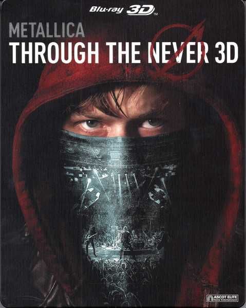 2x Bluray METALLICA - Through the Never 2D&3D Steelbook Edition (2014)