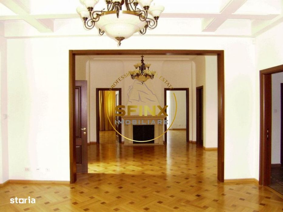 Dorobanti Capitale, parter de vila interbelica, curte proprie 300mp — fotografia 1