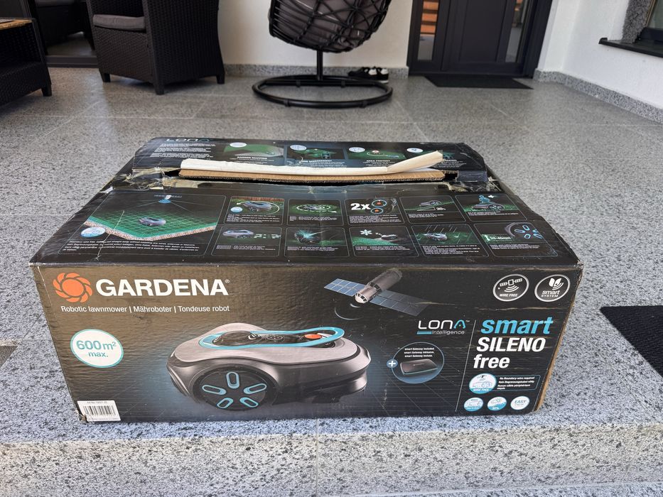 GARDENA smart SILENO free 600 m² – LONA, Smart Gateway – impecabil, complet