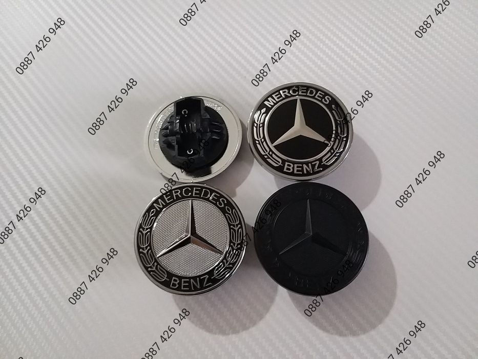Предна емблема за Мерцедес Тип тапа 57мм Mercedes-Benz
