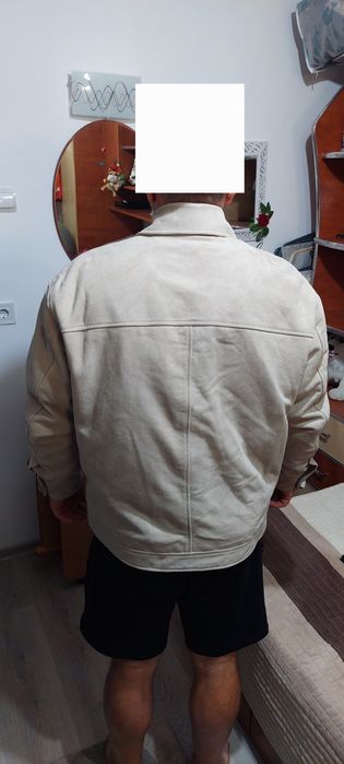 Geaca de piele intoarsa (Cu eticheta)