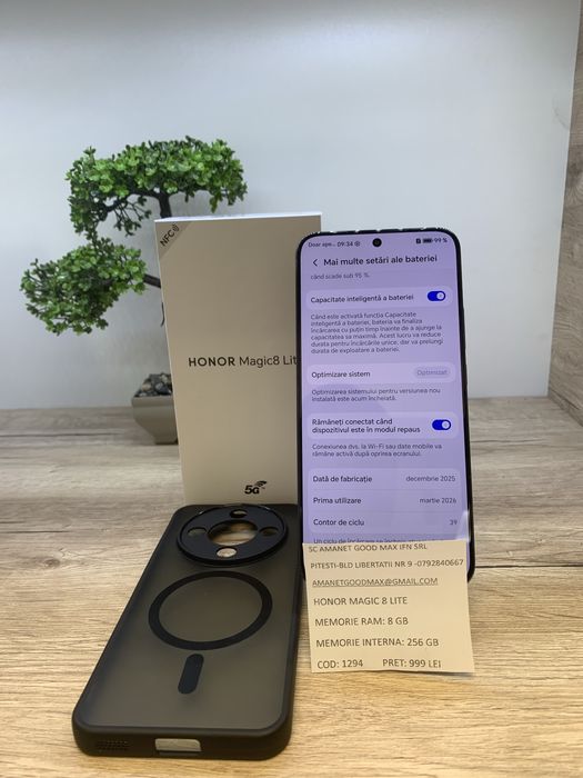 Honor magic 8 lite
