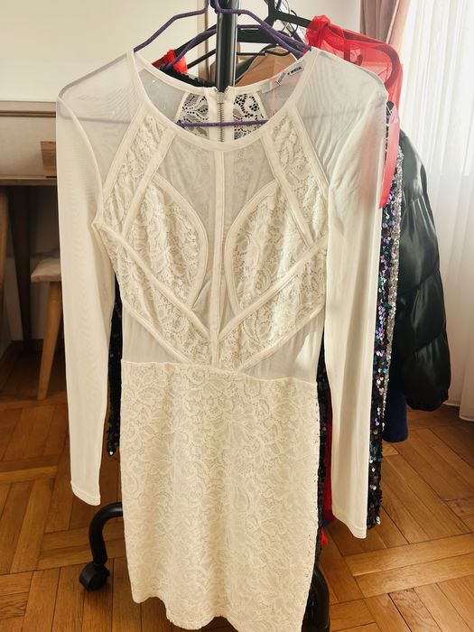 Рокли пайети , червено , бордо