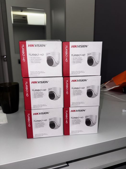6 штук камер hikvision в рабочем состоянии