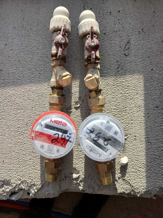 Продам водомерные счетчики б/у