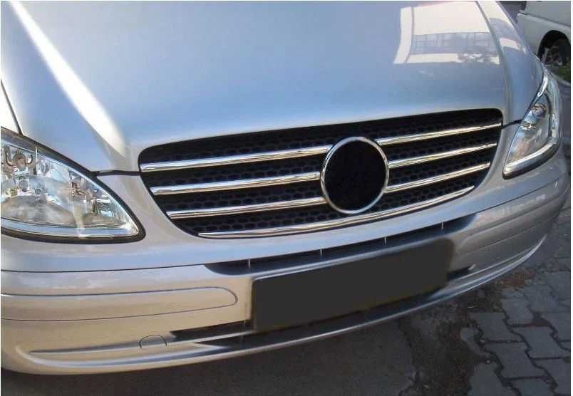 Set 4 ornamente inox grila Mercedes Vito W639 2010-2014