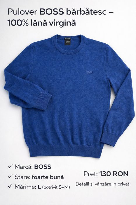 Pulovar barbatesc marca Boss