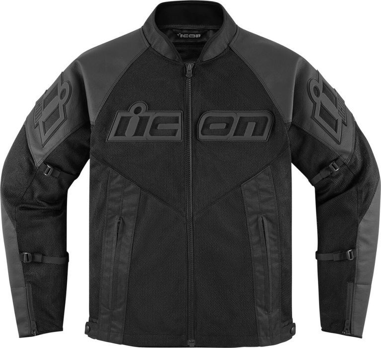 Geacă Icon Mesh AF Leather negru