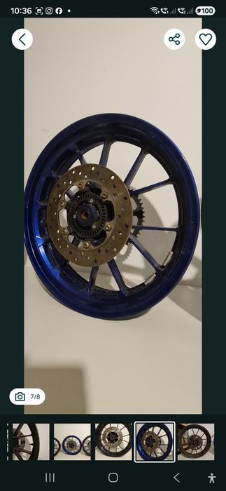 Roata fata spate janta disc Yamaha MT 125 YZF R125