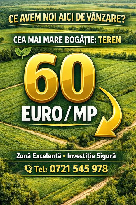 Vand terenuri in apropiere de Targoviste