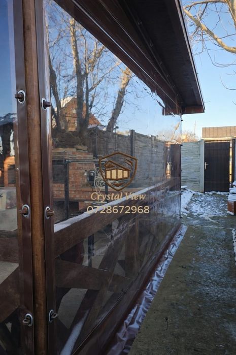 Închidem terase cu folie transparenta