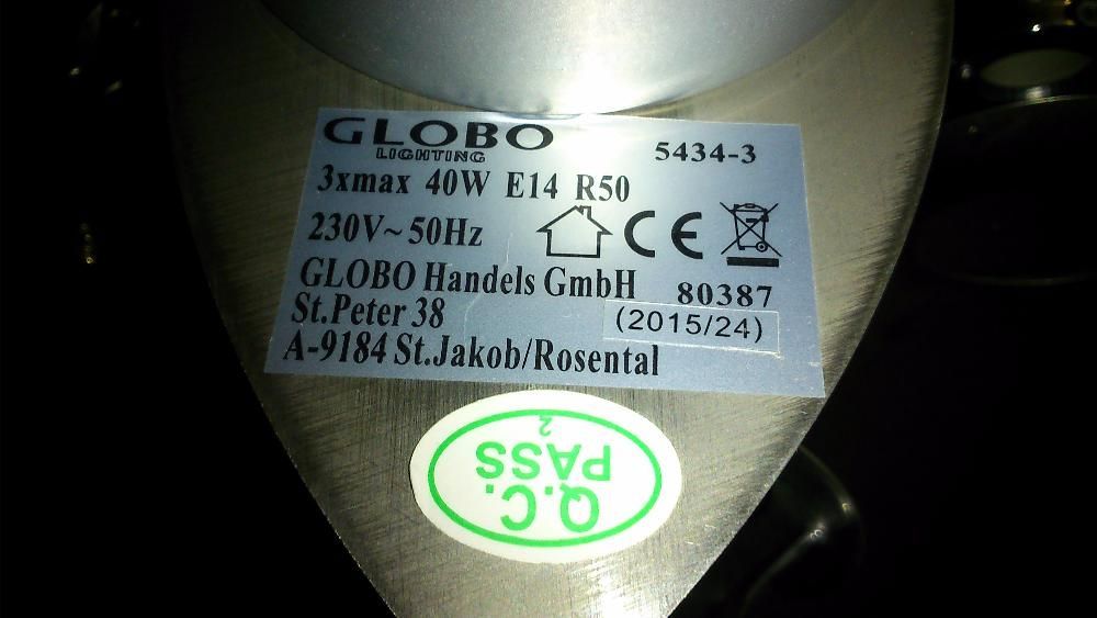 Plafoniera cu 3 spoturi - Noua