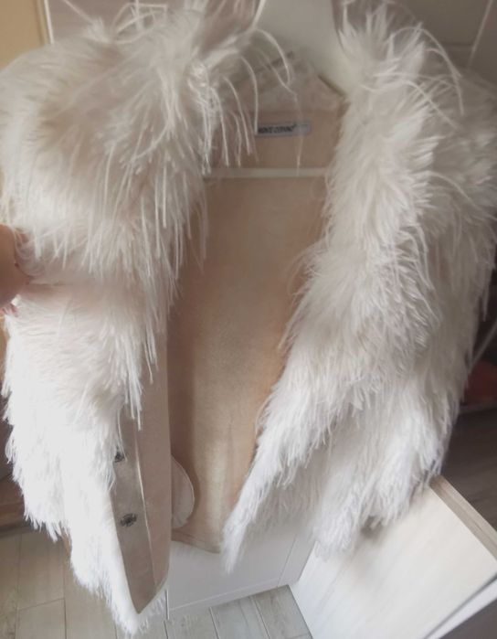 Ново бяло палто Monte Cervino от еко пух