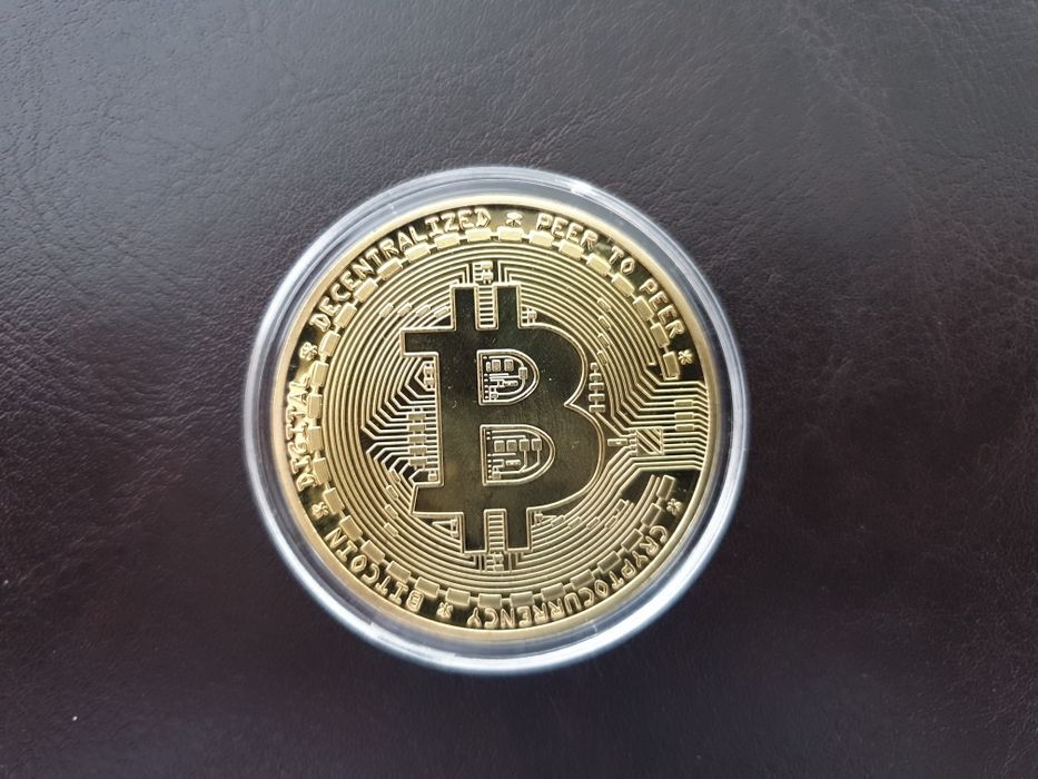Bitcoin. Биткоин сувенирная монета