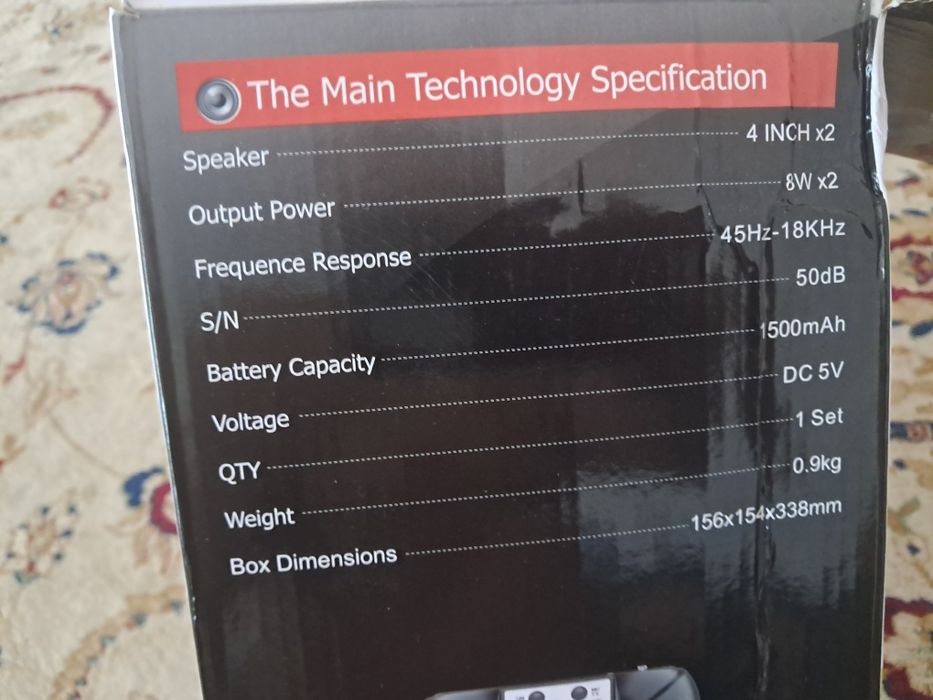 Музыкальная колонка Sing-e, ZQS4275.