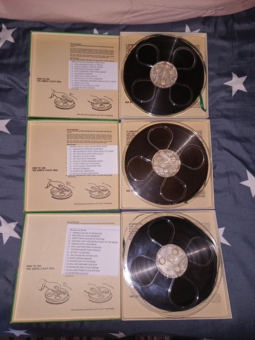 Lot 3 benzi Audiotape