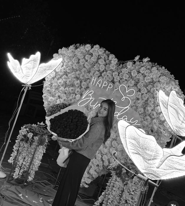 Арка сплашной happy brithday