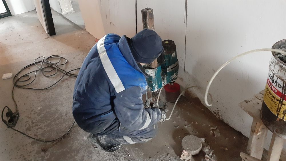 Алмазное сверление бурение жұмыс жасаймыз