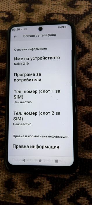 NOKIA X10 128gb 4gb ram