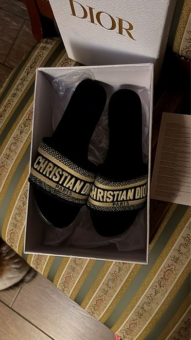 Шлёпки Christian Dior, размер 38
