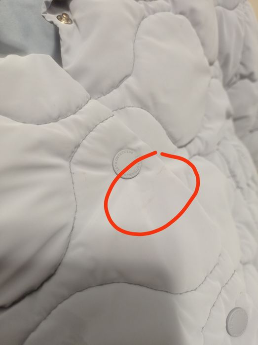 Детско зимно яке Zara капитонирано късо размер 128