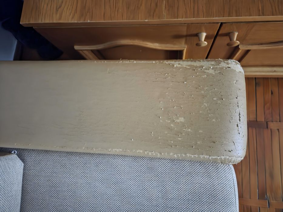 Vand canapea extensibila +lada depozitare impecabila + 2 fotolii