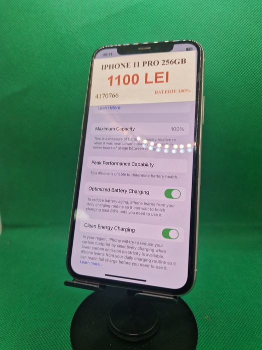 Iphone 11 pro 256gb 100% bat•Amanet Lazar Crangasi•41707