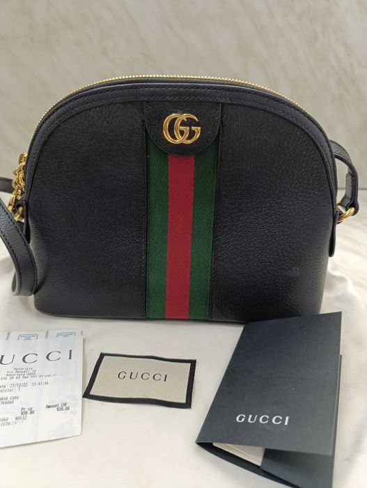 Geanta GUCCI Ophidia Dome Piele Neagra Model 499621 Zeus Amanet 32262