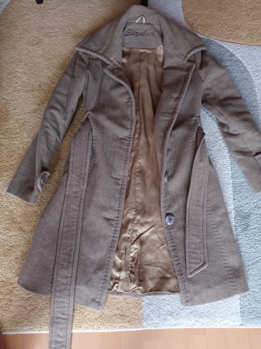 Суитчър Gucci черен,Палто вълна Elizabeth S размер+подаръкдрехи,oбувки