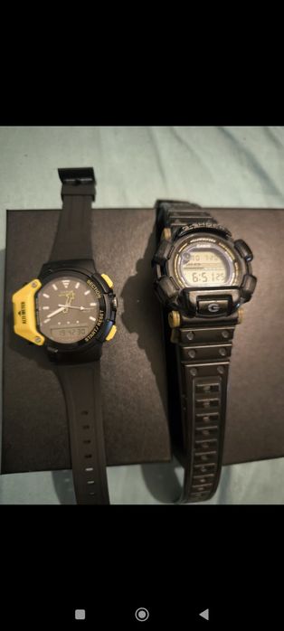 Set 2 Ceasuri Vintage Casio – AW-330 Alti-Meter (Ana-Digi) & Casio Digital Illuminator Rugged