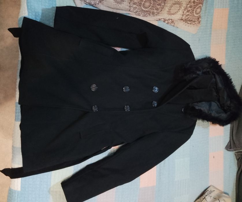 Дамско палто с качулка