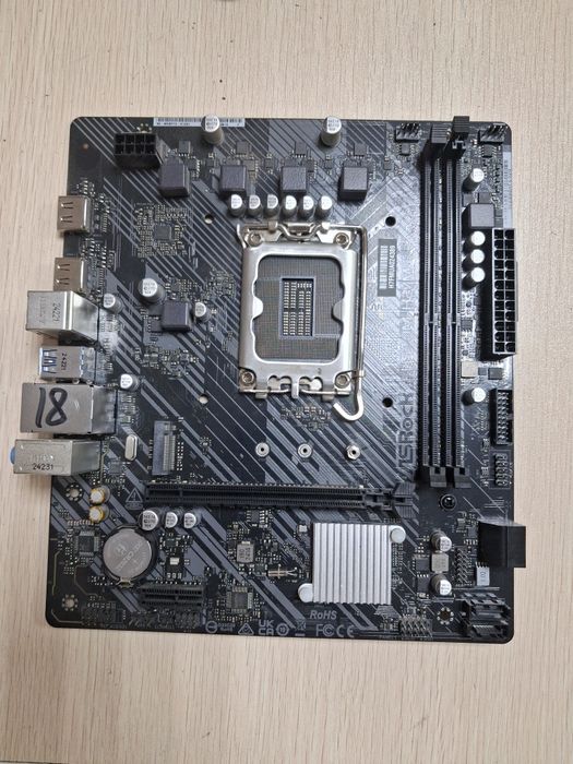 Материнская плата ASRock h610m