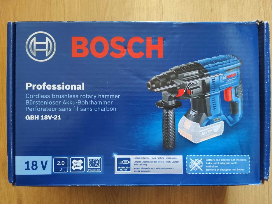 Bosch GBH 18V-21 - Акумулаторен безчетков перфоратор