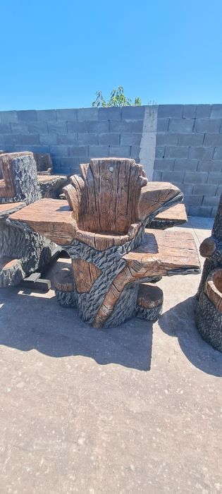 Ръчно изработени чешми и мивки за градината