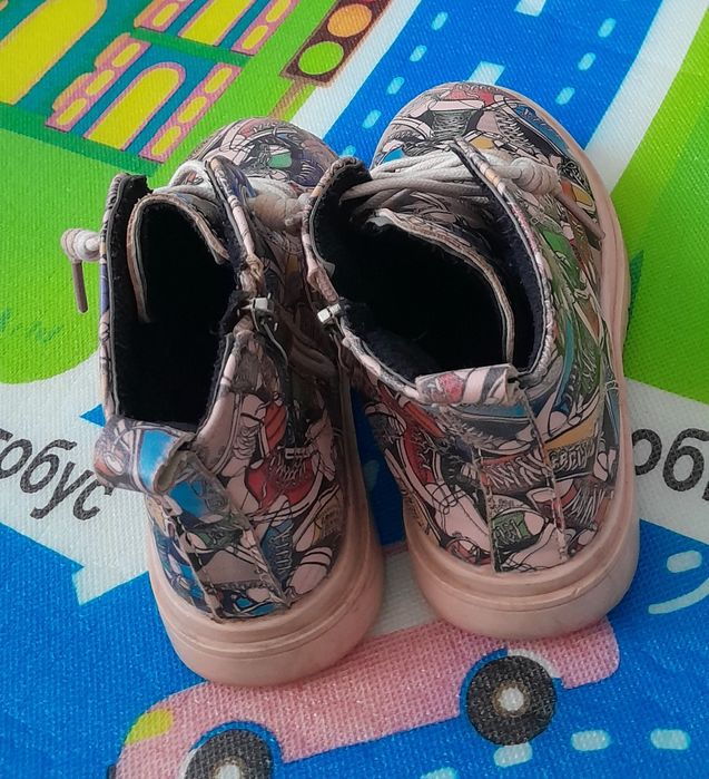 Осенний весенний ботинка для девочек