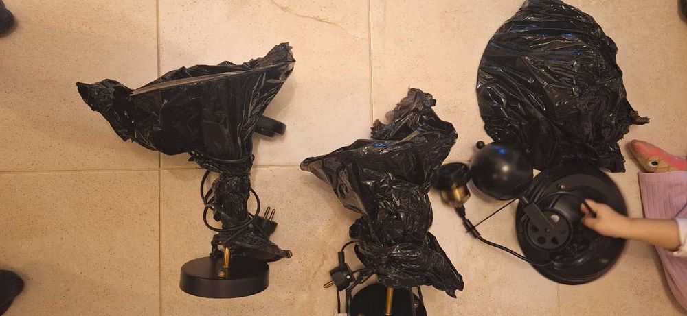 Set lustra si veioze design industrial