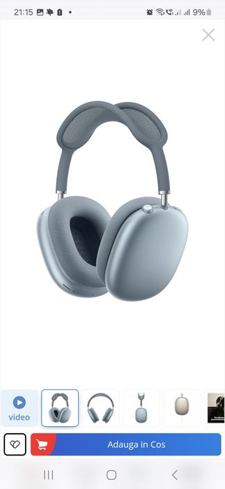 AirPods Max Blue, sigilat.