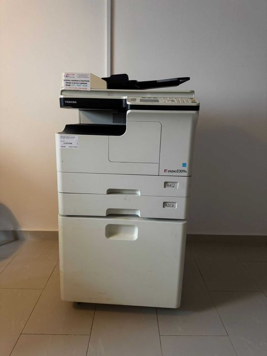 Imprimantă multifuncțională Toshiba e-STUDIO2309A – A3, print/copy/scan, funcțională