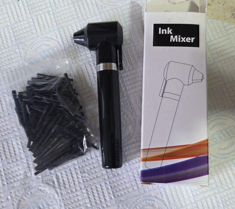 Mixer Electric Cerneală Tatuaj / Pigmenți + SET 100 Baghete