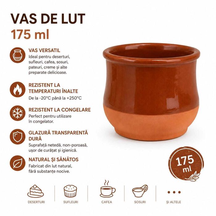 Vase/Recipiente ceramice multiple utilizari