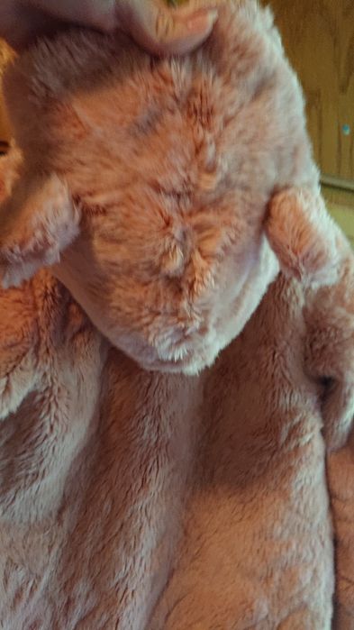 Jachetă ursuleț pufoasă pentru fetite