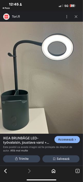 Lampa de birou Ikea Brunage